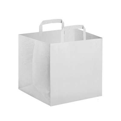 Shopper in carta bianca - Compact take away cod. PG019